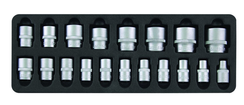 Doppen los 1/2'' 19 delig sae - Weldingshop