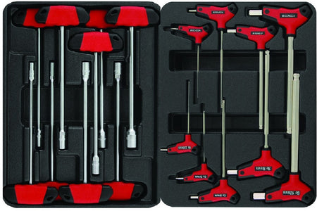 Gereedschapswagen 293 delig rood - Weldingshop