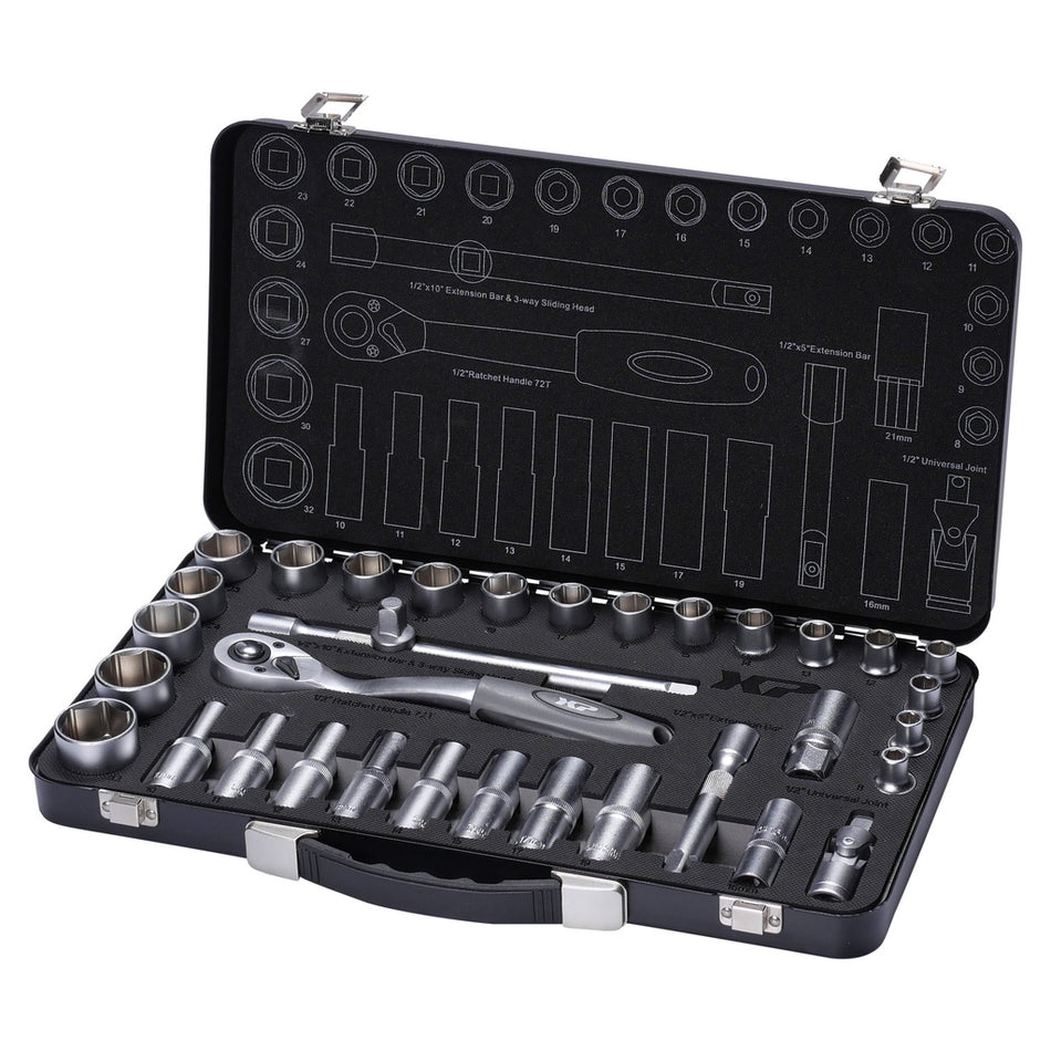 Doppendoos 1/2'' 34 dlg - Weldingshop