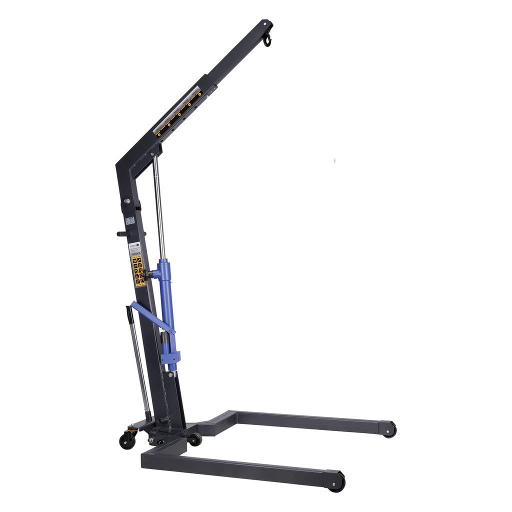 Werkplaatskraan snellift 1 ton parallel onderstel