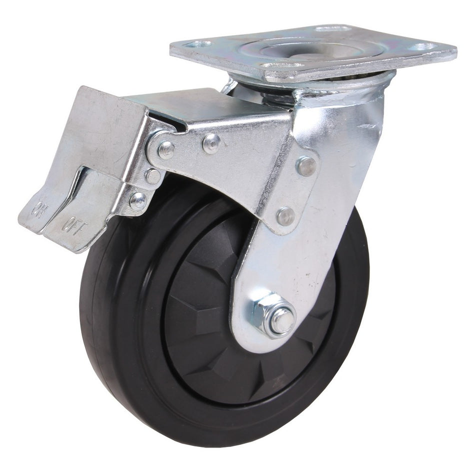 Zwenkwiel met rem 150 x 45mm PU - Weldingshop