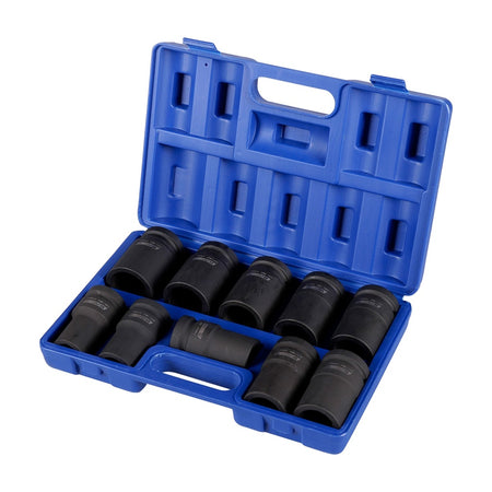 Krachtdoppenset lang 10dlg 1'' - Weldingshop