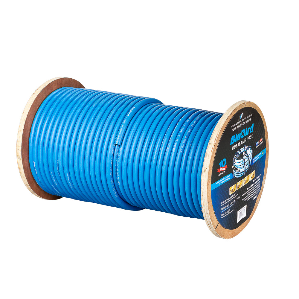 Blubird Luchtslang rubber 10mm x 100m op rol open einde - Weldingshop