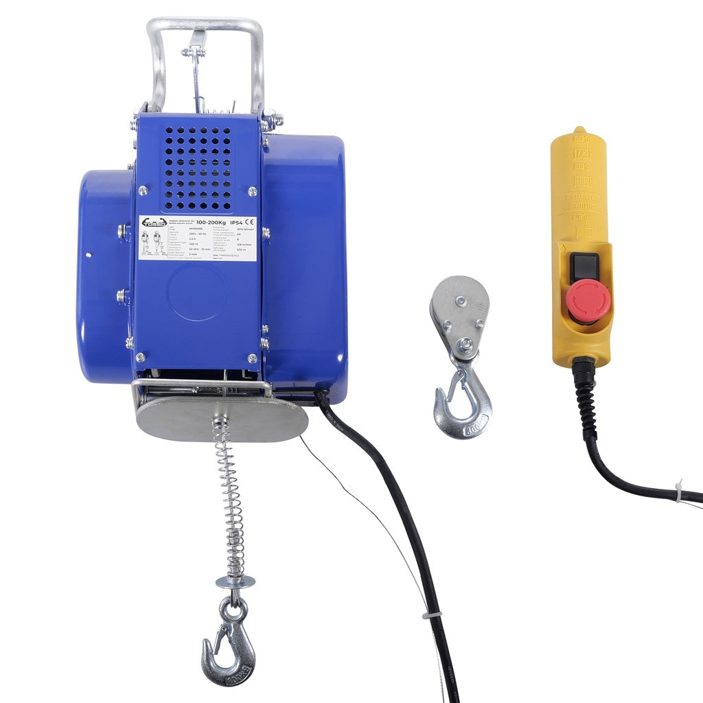 Mobiele elektrische lier 100 / 200 kg - Weldingshop