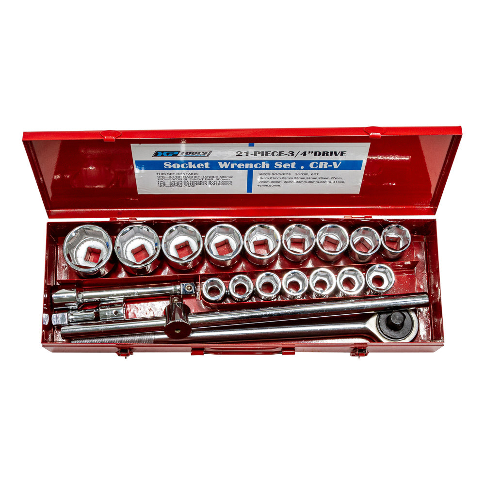 Doppendoos 21 delig metrisch - Weldingshop