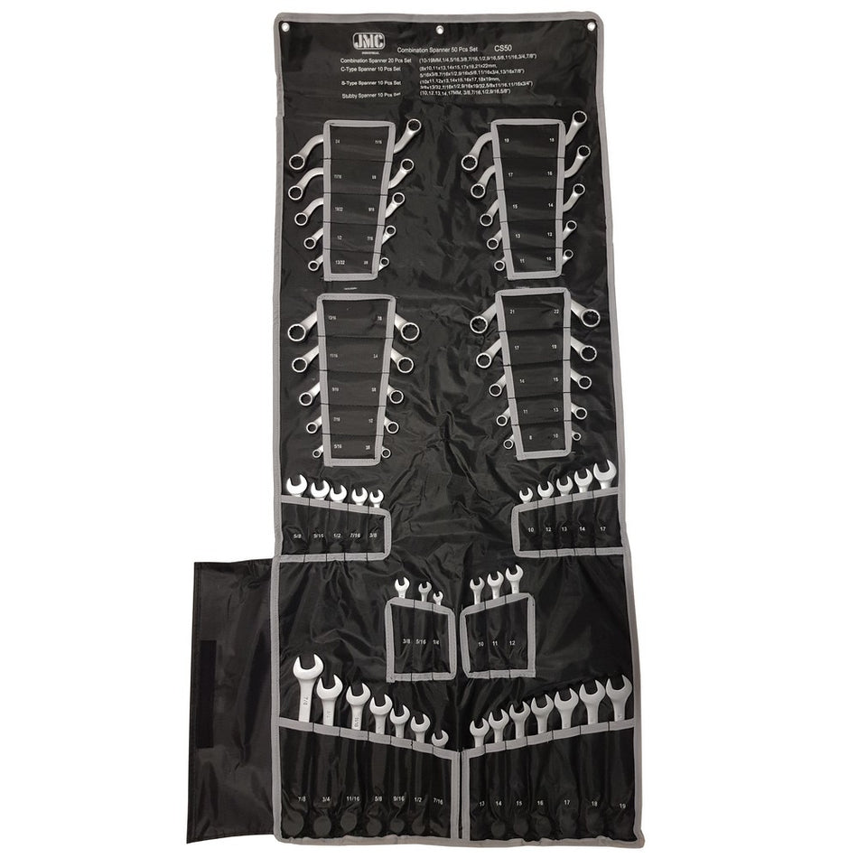 Sleutelset metrisch en inch 50 delig - Weldingshop