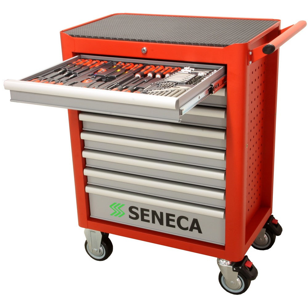 Gereedschapswagen 293 delig rood - Weldingshop