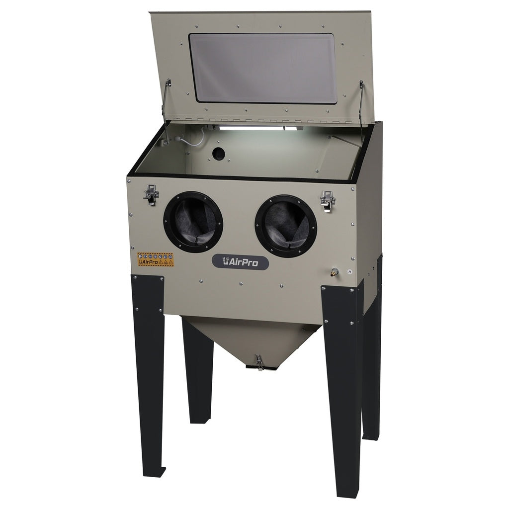 Straalcabine 220L met voordeur - Weldingshop