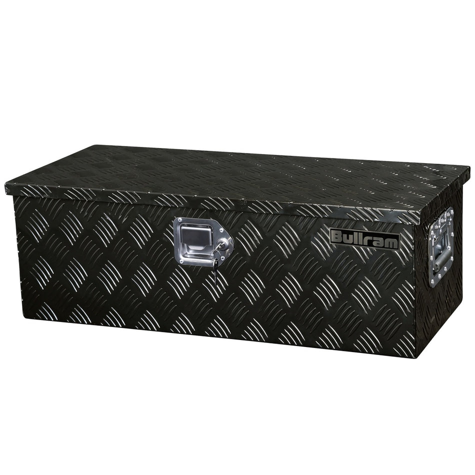 Bullram opbergkist zwart traanplaat medium