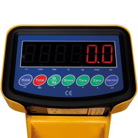 Palletwagen met weegschaal 2500kg 115cm - Weldingshop