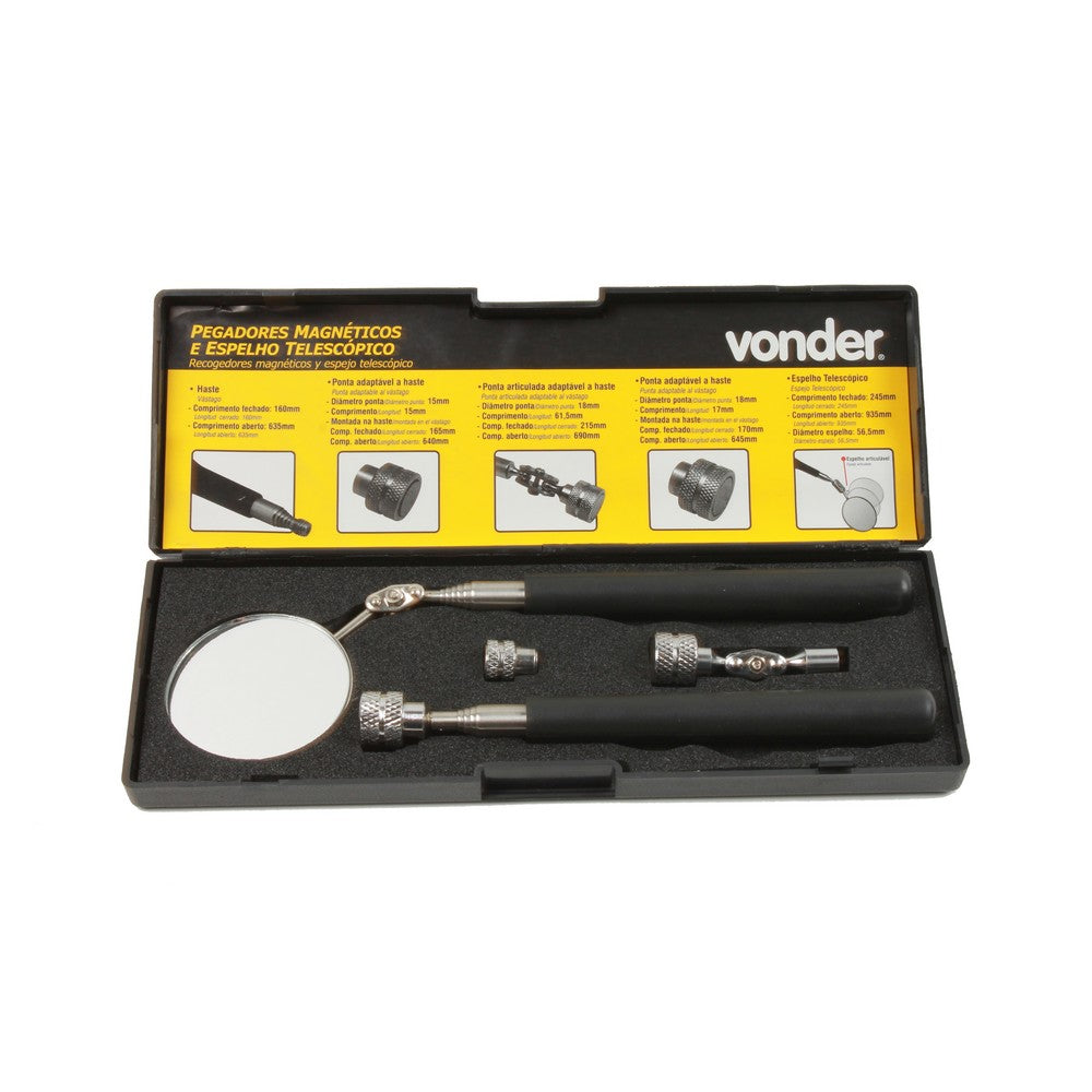 Magnetische inspectieset 4 delig - Weldingshop