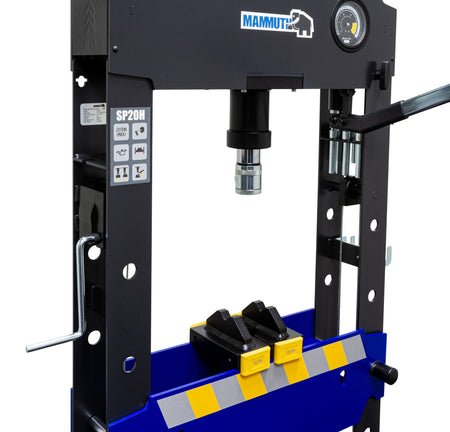 Werkplaatspers handbediend hydraulisch 20 ton - Weldingshop