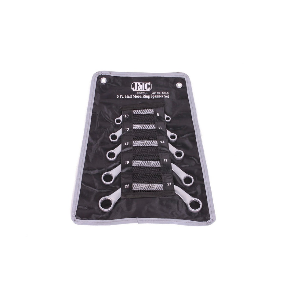 Ringsleutelset gebogen 5dlg
