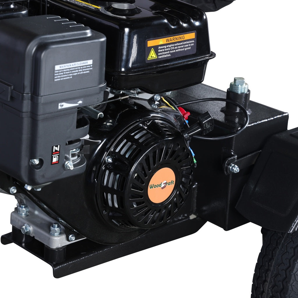 Woodcraft houtklover 35 ton benzine verticaal