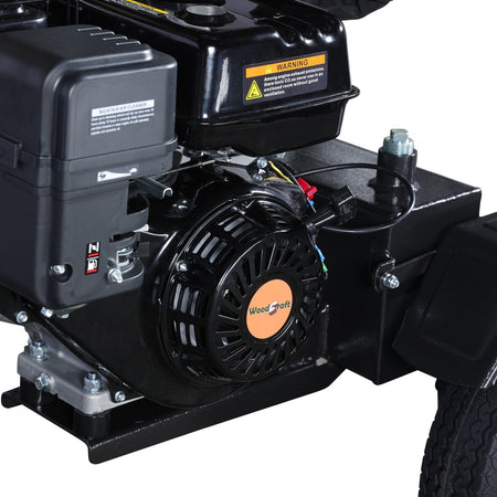 Woodcraft houtklover 35 ton benzine verticaal
