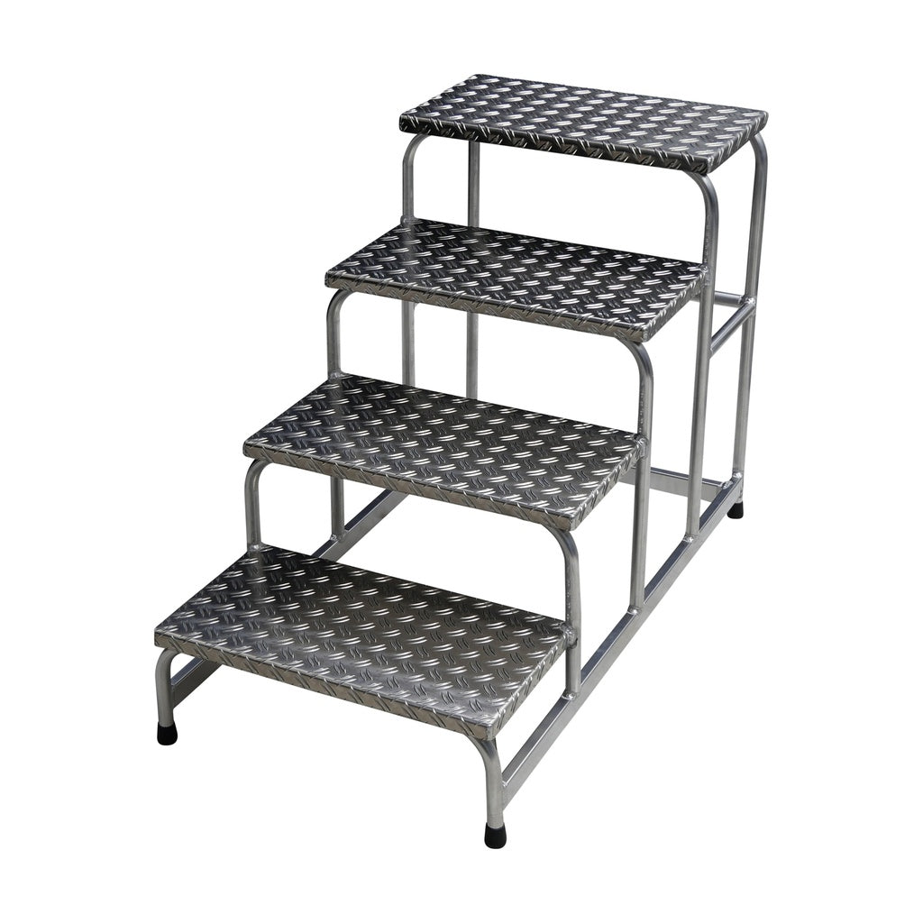 Aluminium trapladder 4 treden - Weldingshop