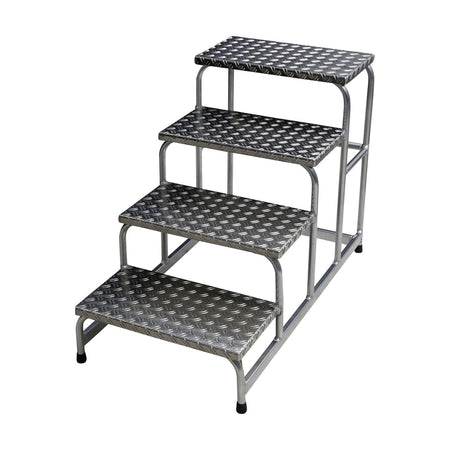 Aluminium trapladder 4 treden - Weldingshop
