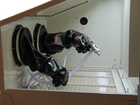 Zandstraalkast 220L met 1 zijdeur - Weldingshop