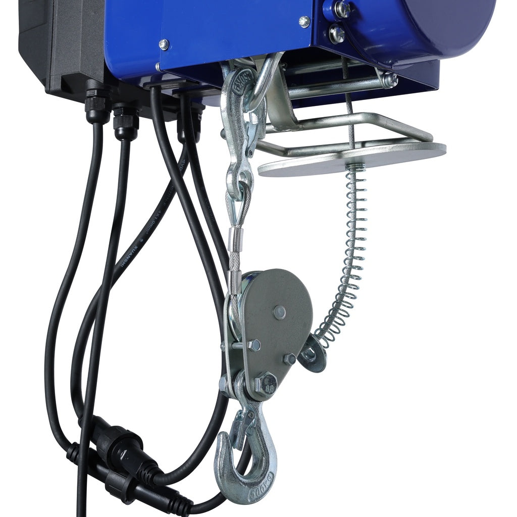 Torso mobiele elektrische lier 250 / 500 kg met draadloze bediening