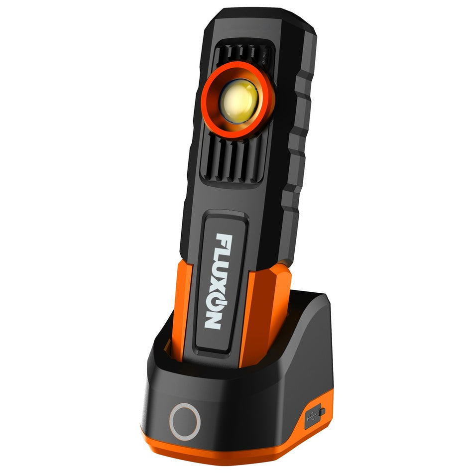 Fluxon werklamp met laadstation