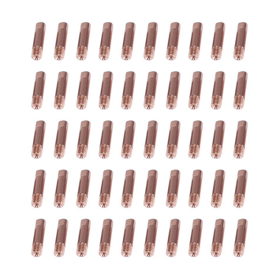Contacttip voor aluminium M6 1,0mm 25mm 50 stuks - Weldingshop