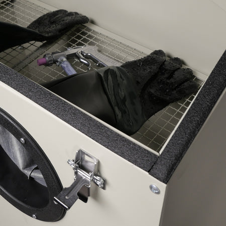 Straalcabine 220L met voordeur - Weldingshop