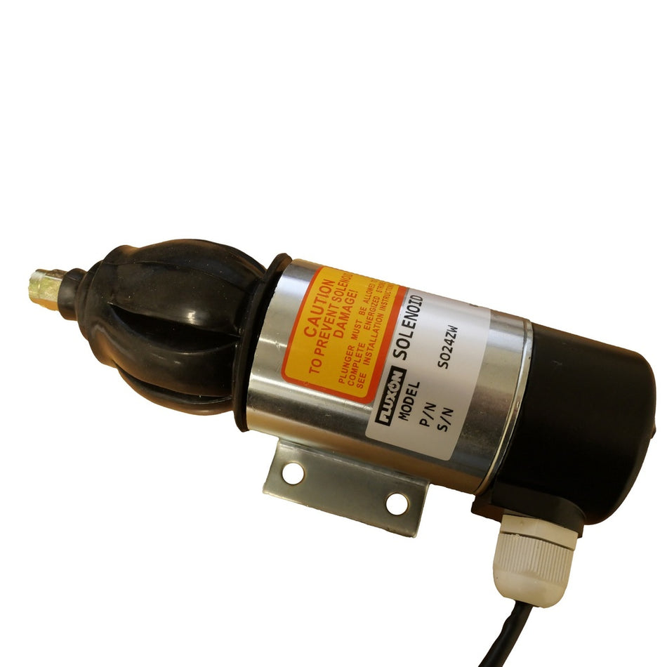 Solenoide stopmagneet 24V zware voet - Weldingshop