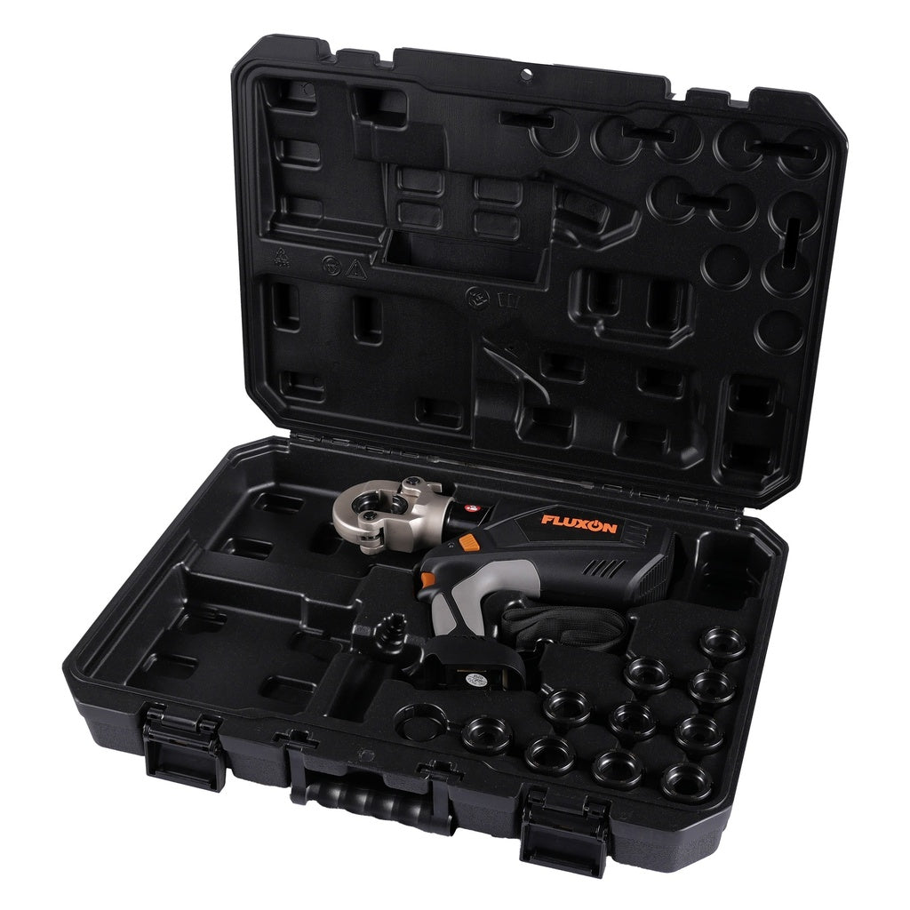 Kabelkrimptang set 2x 4.0Ah accu + oplader 300mm 60kN - Weldingshop