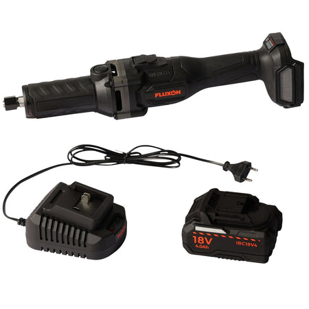 Fluxon accu stiftslijper incl. 4 Ah accu en lader - Weldingshop