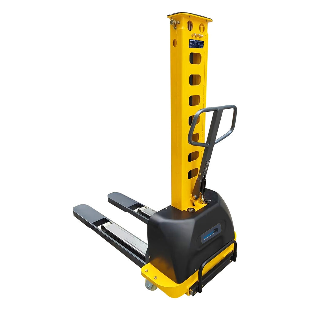 Mammuth semi elektrisch meeneemstapelaar 500kg - Weldingshop