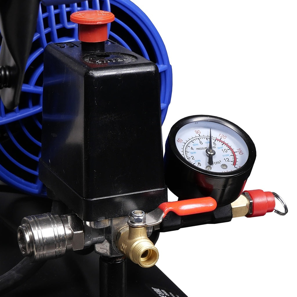 Compressor olievrij 2pk 24L tank 230V - Weldingshop