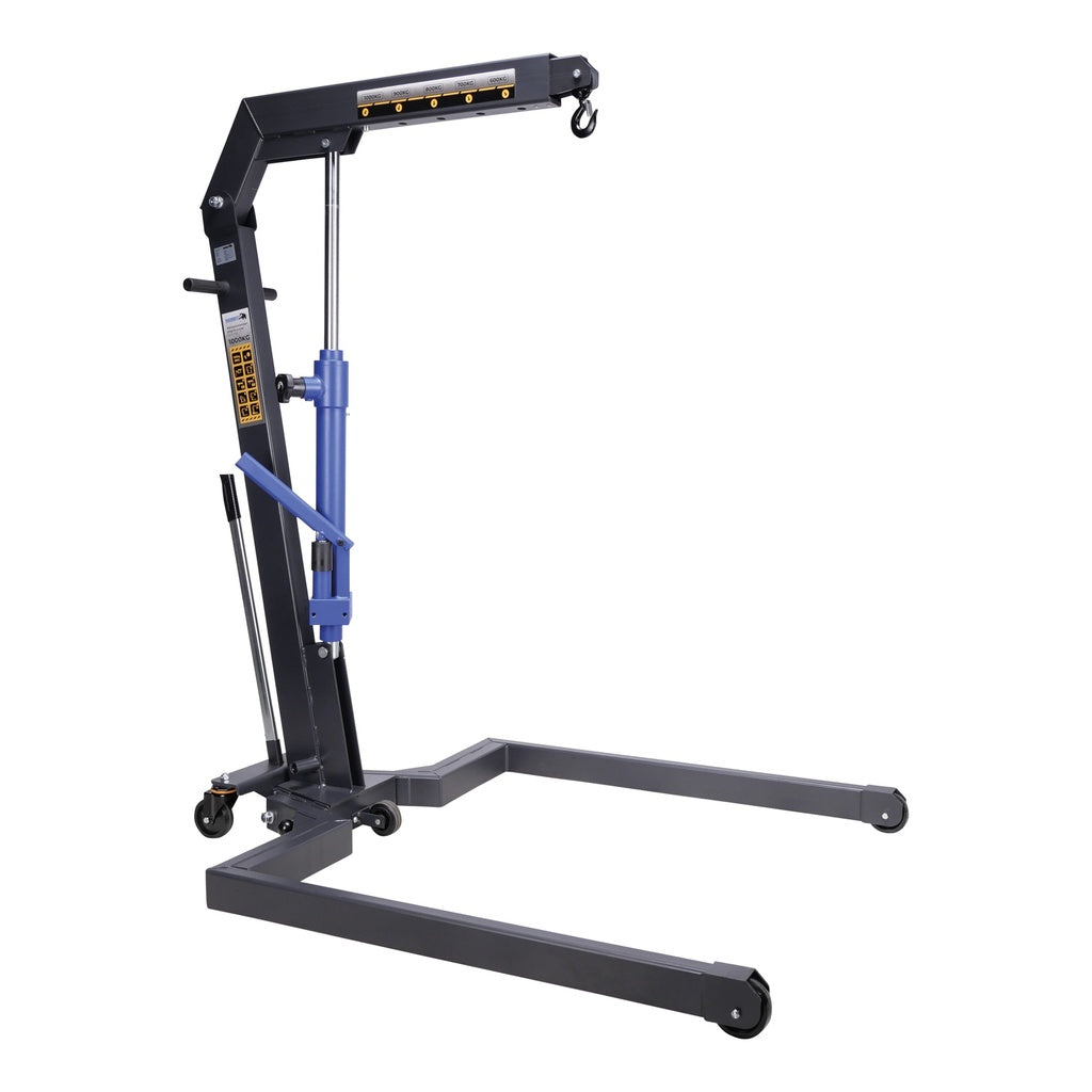 Werkplaatskraan snellift 1 ton parallel onderstel - Weldingshop