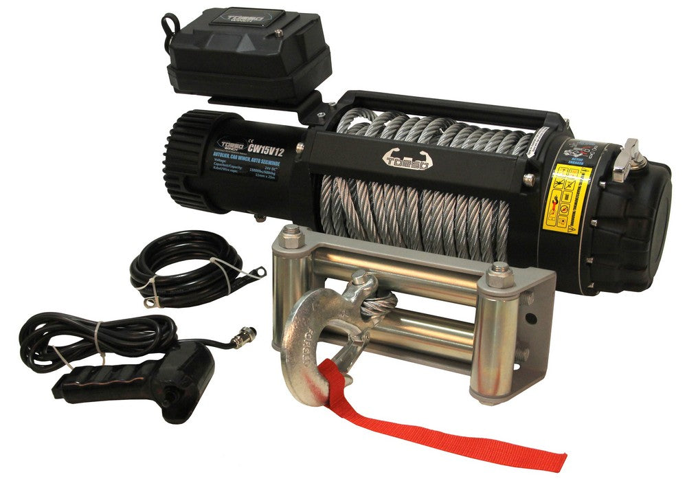Elektrische lier 12V 6804kg - Weldingshop
