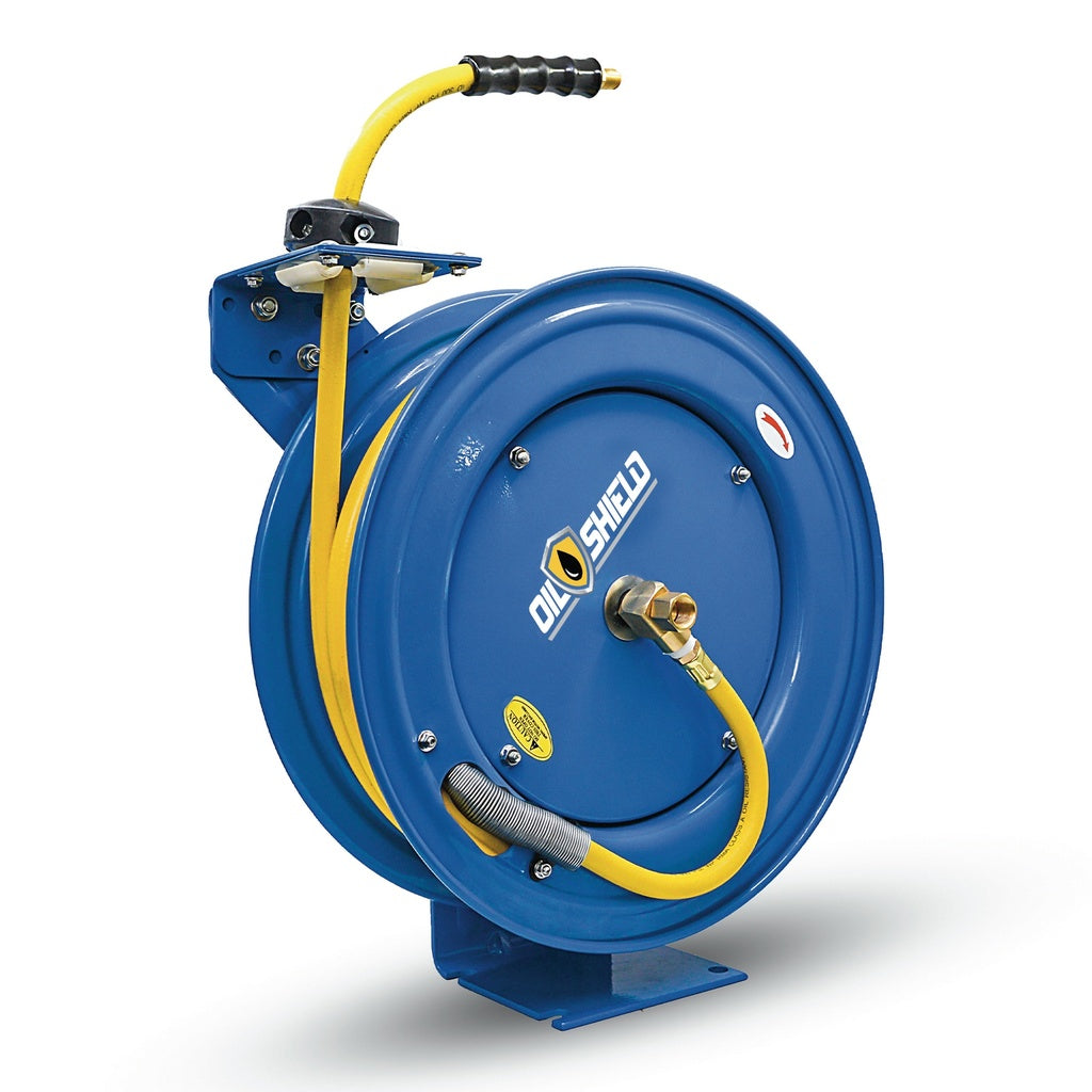 Oilshield Rubber luchtslanghaspel enkelarmig zwaar 10mm x 15mtr - Weldingshop