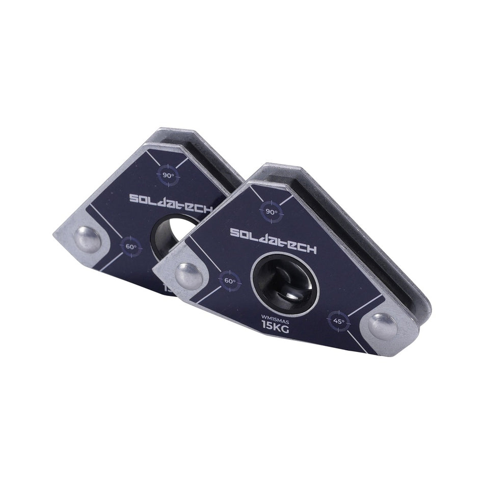 Lasmagneet set 2st meerhoek 15kg - Weldingshop