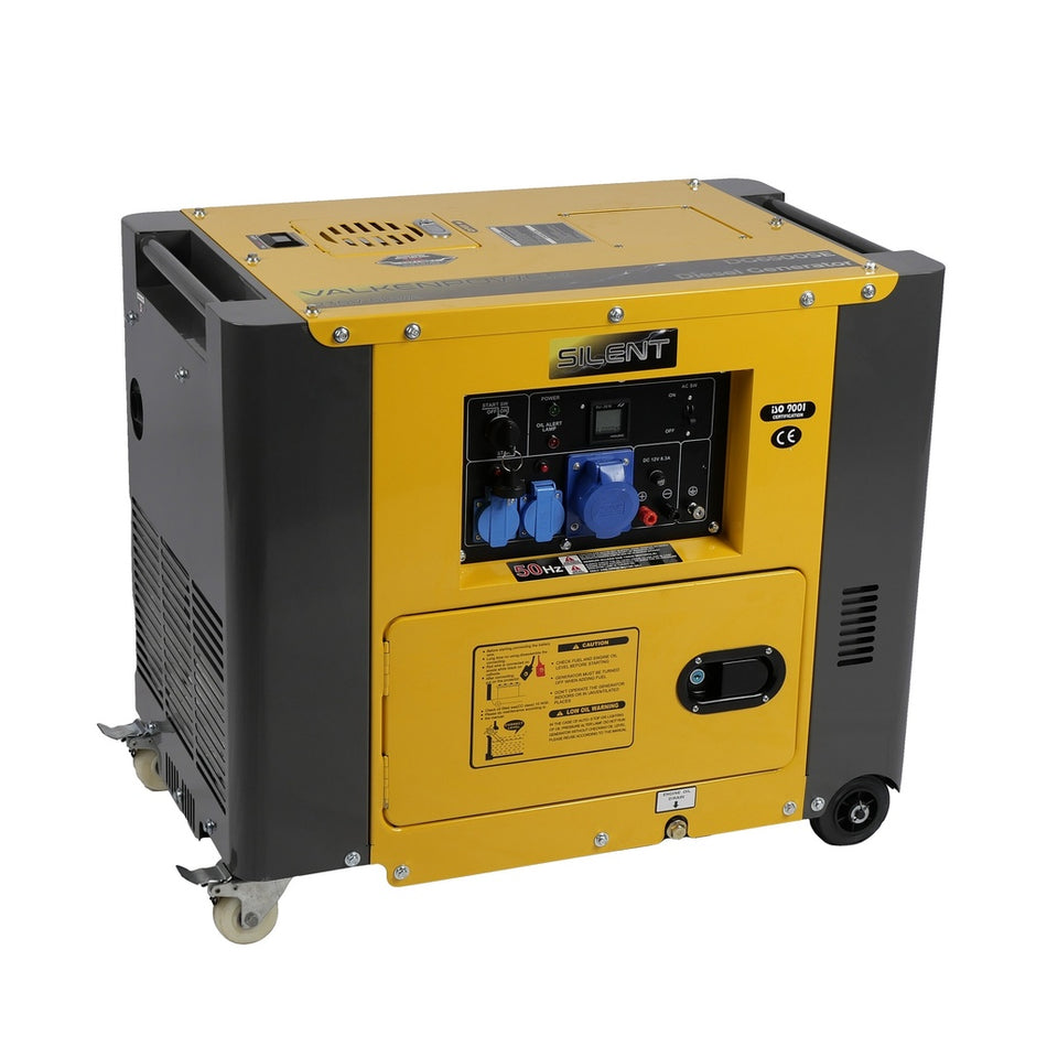Diesel generator set geluidsgedempt 230V 5kW met ATS aansluiting - Weldingshop