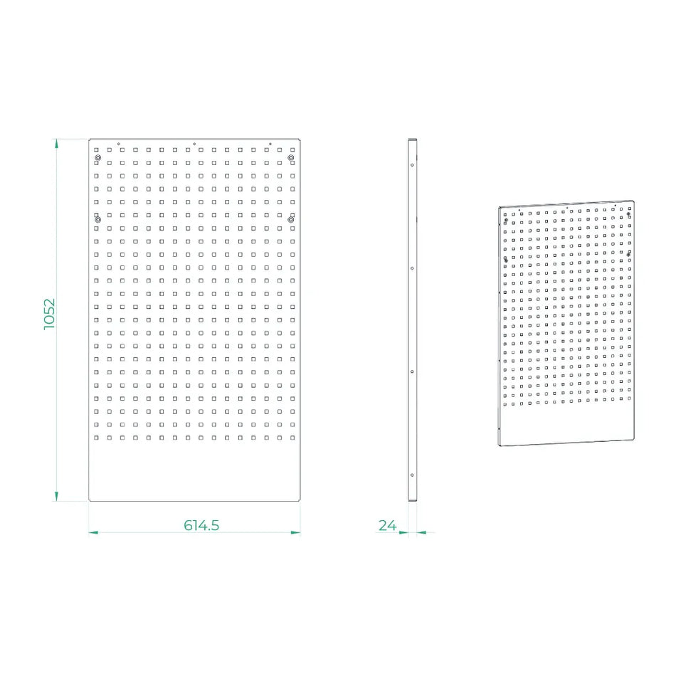 Gereedschapswand 615 x 1052mm STARX