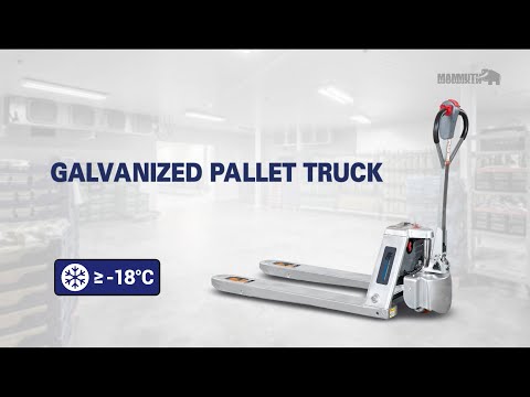 Mammuth elektrische palletwagen gegalvaniseerd 2000 kg