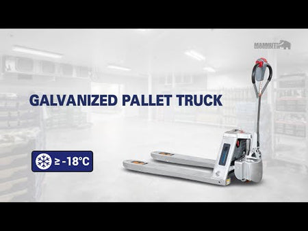 Mammuth elektrische palletwagen gegalvaniseerd 2000 kg