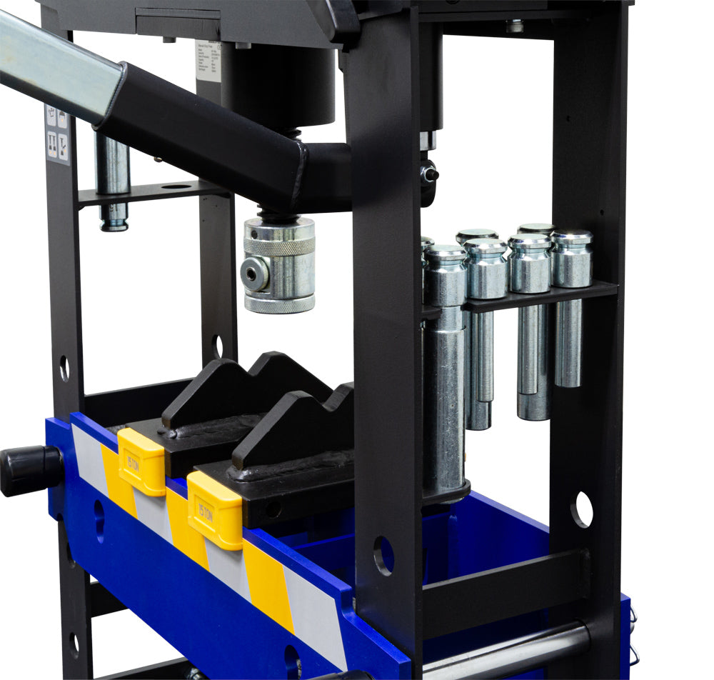 Werkplaatspers handbediend hydraulisch 15 ton - Weldingshop