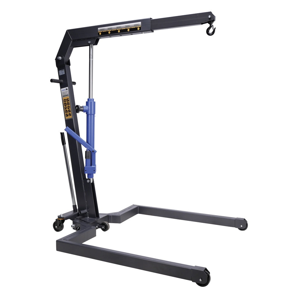 Werkplaatskraan snellift 1 ton parallel onderstel - Weldingshop