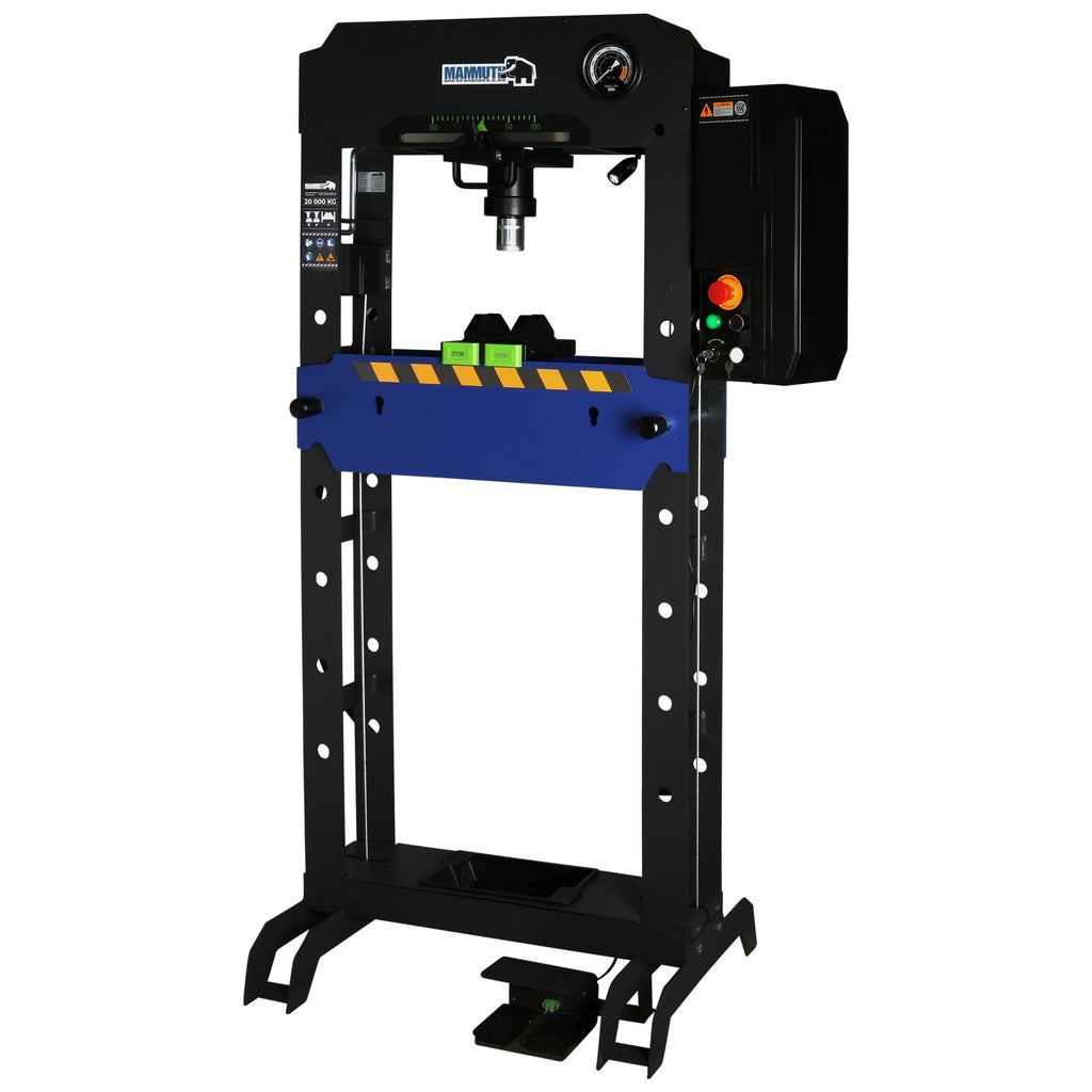 Mammuth werkplaatspers 20 ton elektrisch - Weldingshop