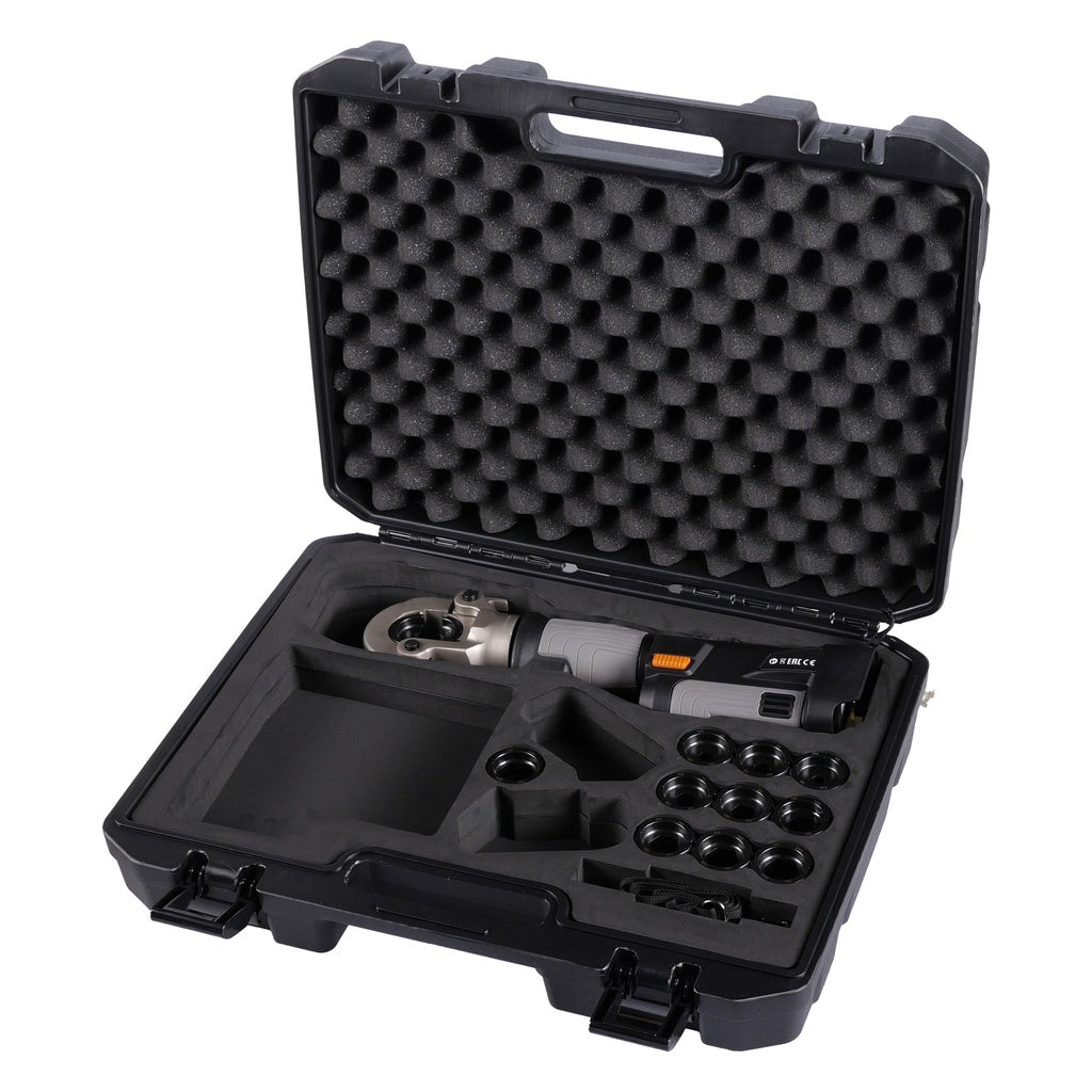 Kabelkrimptang set 2x 2.0Ah accu + oplader 300mm 60kN - Weldingshop