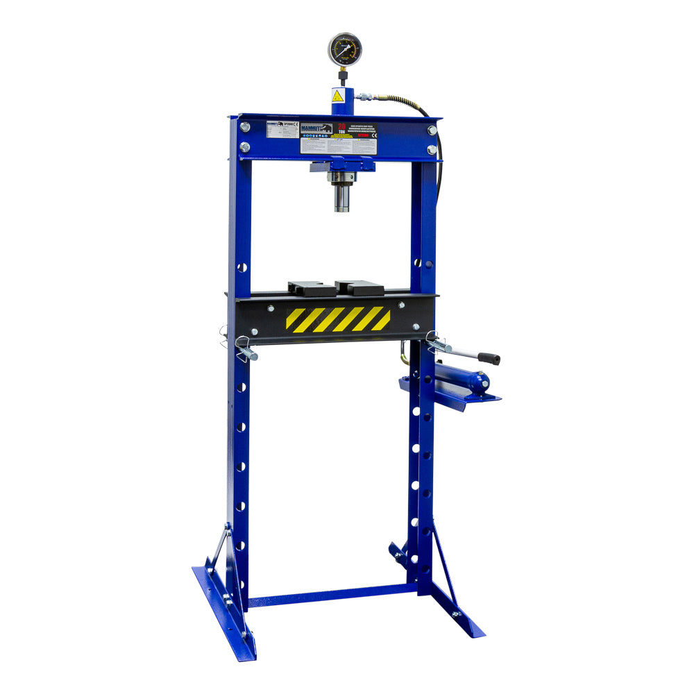 Werkplaatspers handbediend hydraulisch 20 ton - Weldingshop