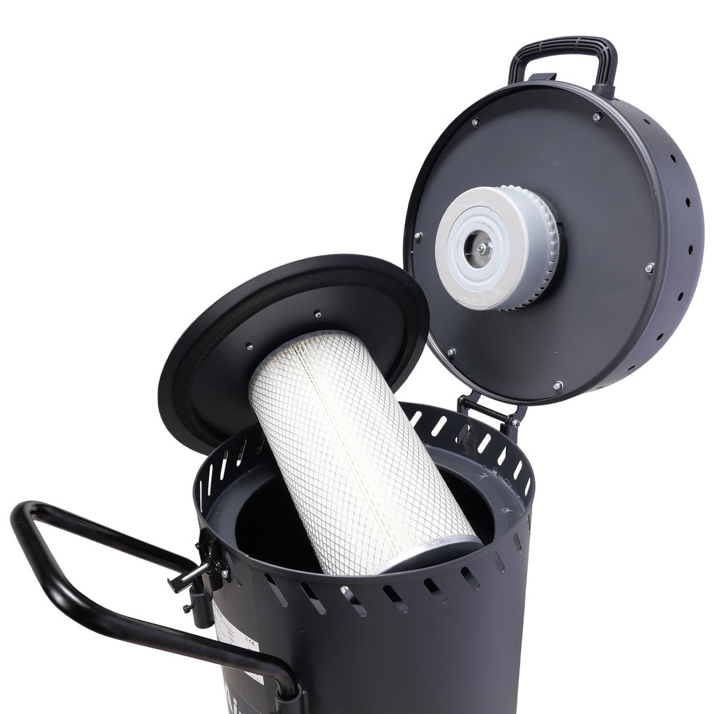 Verrijdbare zandstraalketel met afzuiging - Weldingshop