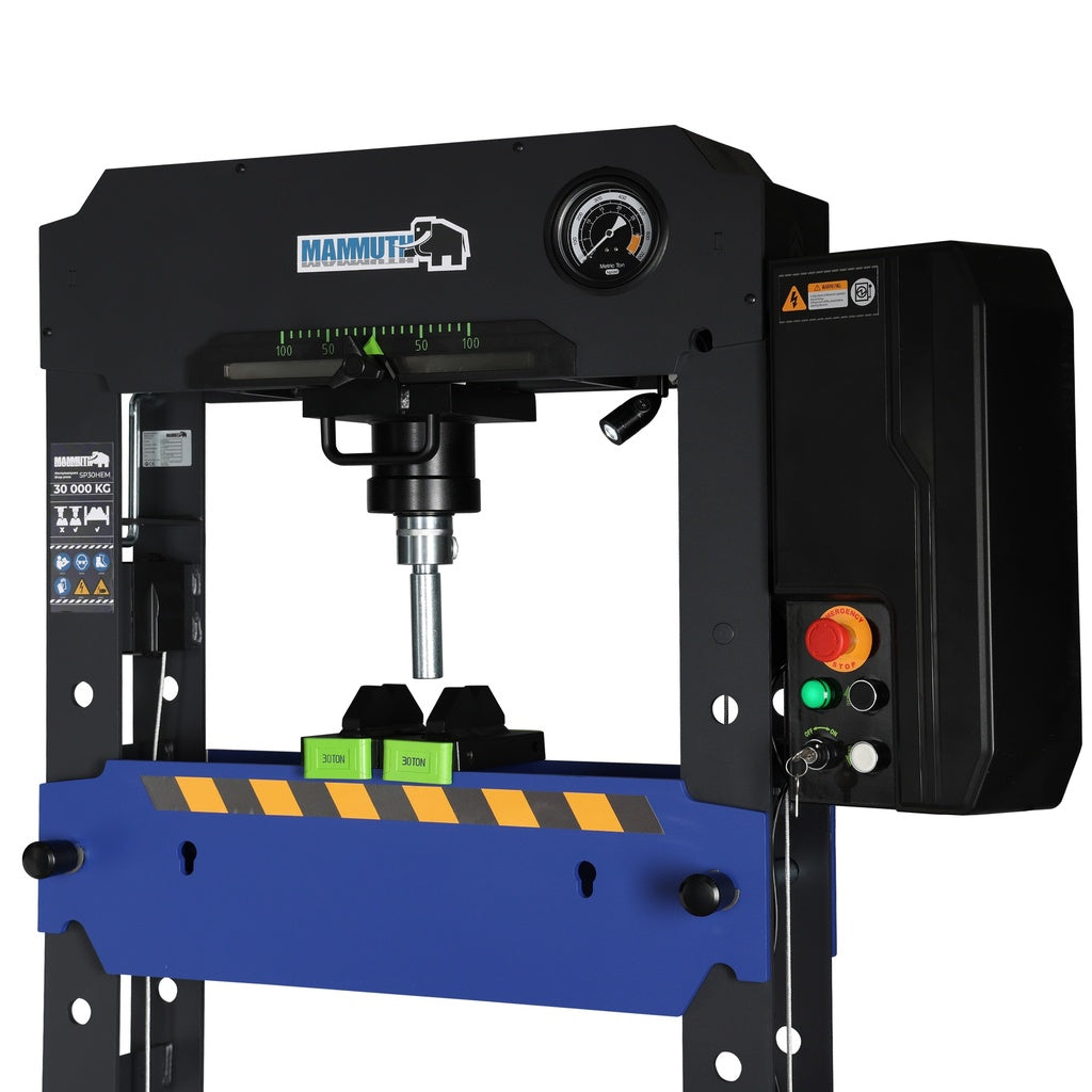 Mammuth werkplaatspers 30 ton elektrisch - Weldingshop