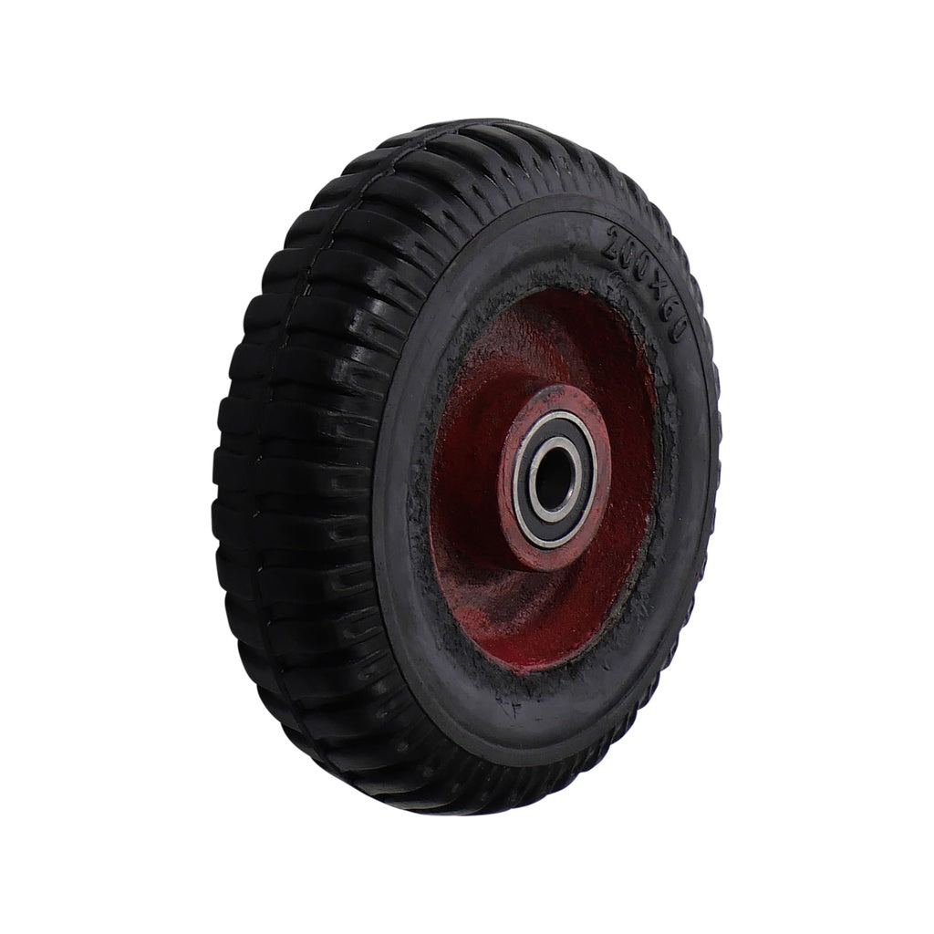 Los wiel 200 x 55mm massief rubber - Weldingshop