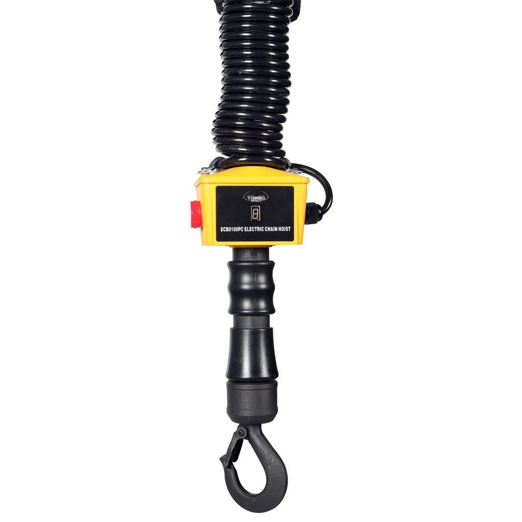 Torso elektrische kettingtakel 100 kg met éénhandsbediening - Weldingshop