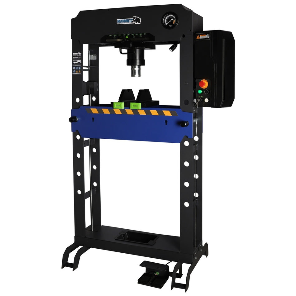 Mammuth werkplaatspers 50 ton elektrisch - Weldingshop