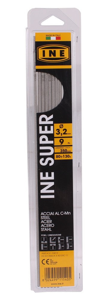 Laselektroden staal rutiel 3,2mm 350mm 9st - Weldingshop